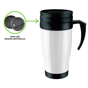 Mug Térmico Plástico 400cc